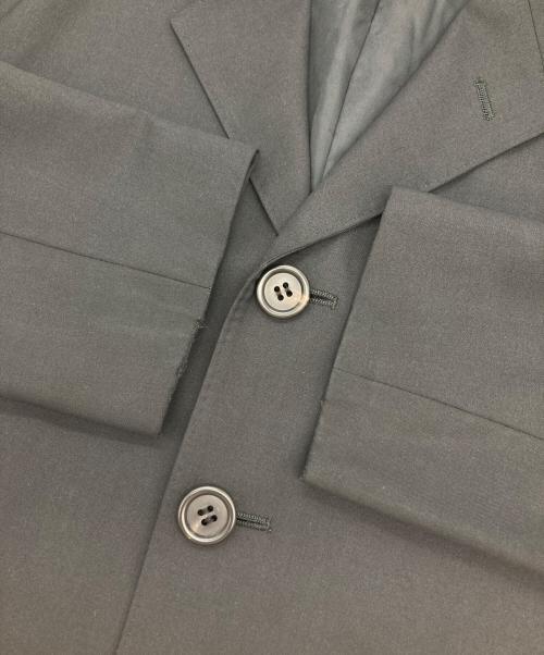 ISSEY MIYAKE（イッセイミヤケ）ISSEY MIYAKE (イッセイミヤケ) 裏地デザインテーラードジャケット ブラック サイズ:2の古着・服飾アイテム