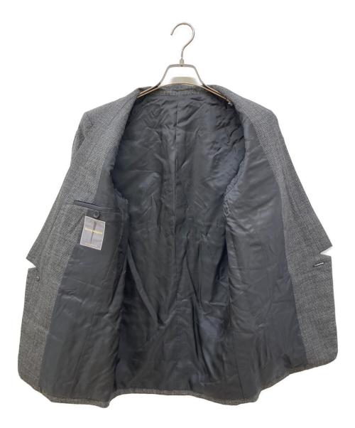 ISSEY MIYAKE（イッセイミヤケ）ISSEY MIYAKE (イッセイミヤケ) カッティングデザインテーラードジャケット グレー サイズ:2の古着・服飾アイテム