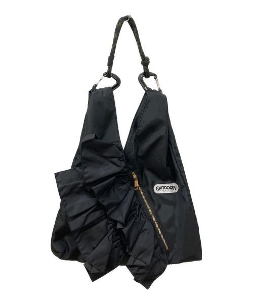 OUTDOOR PRODUCTS（アウトドア プロダクツ）OUTDOOR PRODUCTS (アウトドア プロダクツ) RISLEY (リズレー) トライアングルフリルバッグ ブラックの古着・服飾アイテム