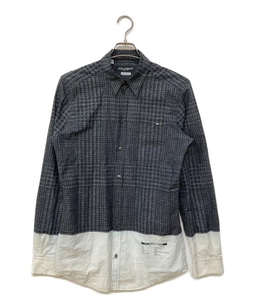DOLCE & GABBANA（ドルチェ＆ガッバーナ）DOLCE & GABBANA (ドルチェ＆ガッバーナ) シャツ ブラック サイズ:Mの古着・服飾アイテム