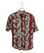 DOLCE & GABBANAドルチェ＆ガッバーナ）の古着「総柄POシャツ」｜レッド