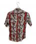 DOLCE & GABBANA (ドルチェ＆ガッバーナ) 総柄POシャツ レッド サイズ:Ⅿ：4000円