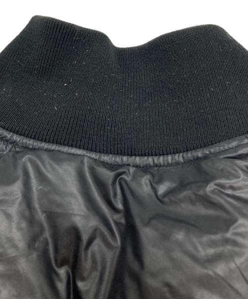 DOLCE & GABBANA（ドルチェ＆ガッバーナ）DOLCE & GABBANA (ドルチェ＆ガッバーナ) ロゴプレートボンバージャケット ブラック サイズ:Sの古着・服飾アイテム
