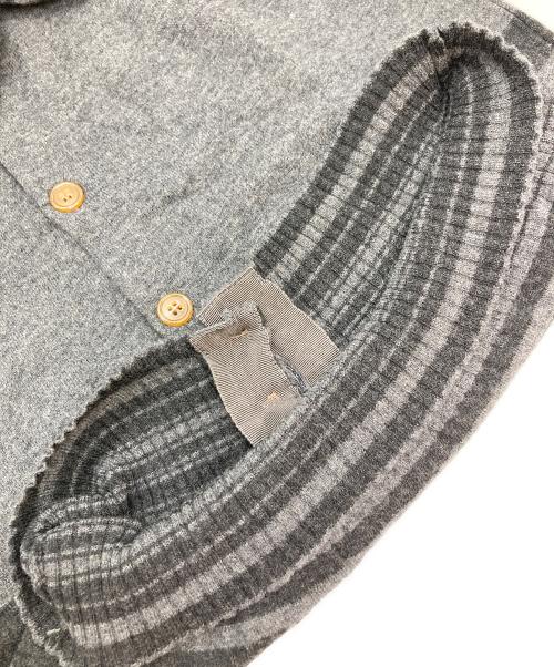 Vivienne Westwood（ヴィヴィアンウエストウッド）Vivienne Westwood (ヴィヴィアンウエストウッド) ボーダーニットカーディガン ブラック サイズ:Ｍの古着・服飾アイテム