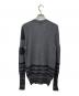 Vivienne Westwood (ヴィヴィアンウエストウッド) ボーダーニットカーディガン ブラック サイズ:Ｍ：8000円
