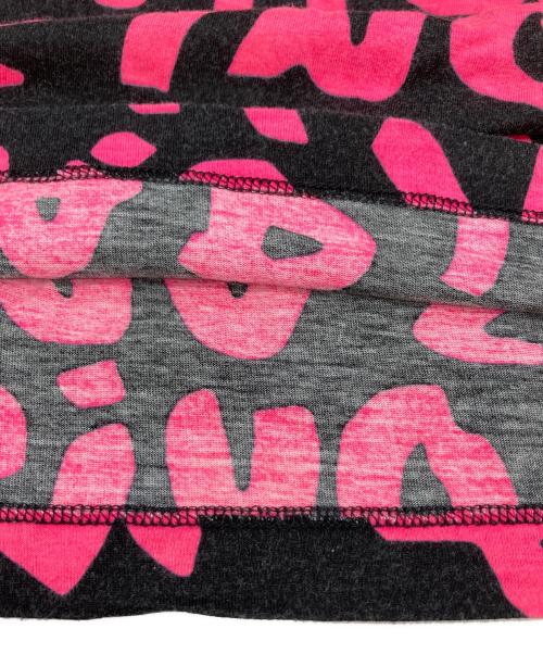 LOUIS VUITTON（ルイ ヴィトン）LOUIS VUITTON (ルイ ヴィトン) グラフィティプリントTシャツ ピンク×ブラック サイズ:Sの古着・服飾アイテム