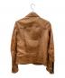 DOLCE & GABBANA (ドルチェ＆ガッバーナ) レザージャケット ブラウン サイズ:Ⅿ：40000円