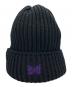 Needles（ニードルズ）の古着「Watch Cap Merino wool/ニット帽」｜ブラック