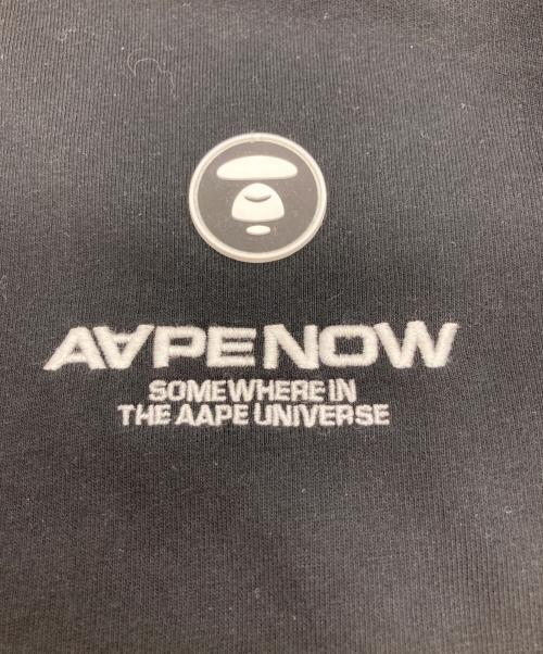A BATHING APE（アベイシングエイプ）A BATHING APE (アベイシングエイプ) ハーフジップスウェット ブラック サイズ:Ⅼの古着・服飾アイテム