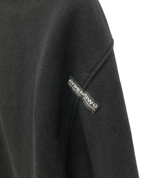 A BATHING APE（アベイシングエイプ）A BATHING APE (アベイシングエイプ) ハーフジップスウェット ブラック サイズ:Ⅼの古着・服飾アイテム