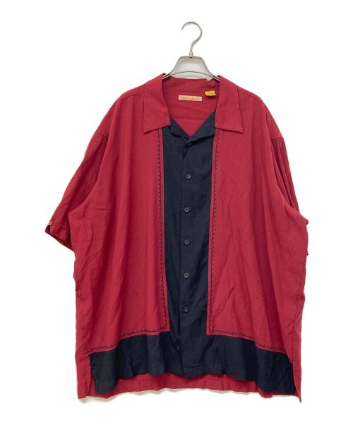 THE Havanera（ザ・ハバネラ）the havanera (ザ・ハバネラ) キューバシャツ レッド サイズ:2Xの古着・服飾アイテム