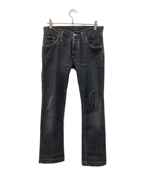 DOLCE & GABBANA（ドルチェ＆ガッバーナ）DOLCE & GABBANA (ドルチェ＆ガッバーナ) デニムパンツ ブラック サイズ:46の古着・服飾アイテム