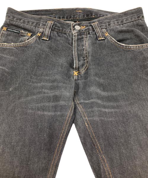 DOLCE & GABBANA（ドルチェ＆ガッバーナ）DOLCE & GABBANA (ドルチェ＆ガッバーナ) デニムパンツ ブラック サイズ:46の古着・服飾アイテム