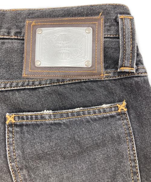 DOLCE & GABBANA（ドルチェ＆ガッバーナ）DOLCE & GABBANA (ドルチェ＆ガッバーナ) デニムパンツ ブラック サイズ:46の古着・服飾アイテム