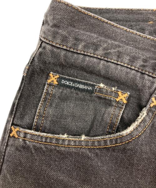 DOLCE & GABBANA（ドルチェ＆ガッバーナ）DOLCE & GABBANA (ドルチェ＆ガッバーナ) デニムパンツ ブラック サイズ:46の古着・服飾アイテム
