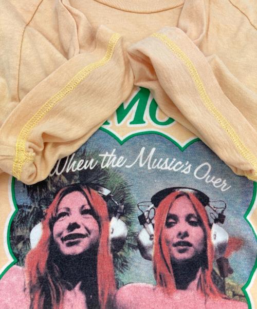 Hysteric Glamour（ヒステリックグラマー）Hysteric Glamour (ヒステリックグラマー) ガールプリントTシャツ オレンジ サイズ:Sの古着・服飾アイテム