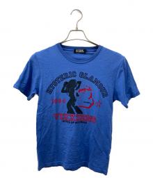 Hysteric Glamour（ヒステリックグラマー）の古着「ガールプリントTシャツ」｜ブルー