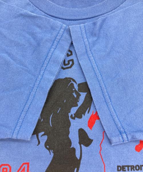 Hysteric Glamour（ヒステリックグラマー）Hysteric Glamour (ヒステリックグラマー) ガールプリントTシャツ ブルー サイズ:Sの古着・服飾アイテム