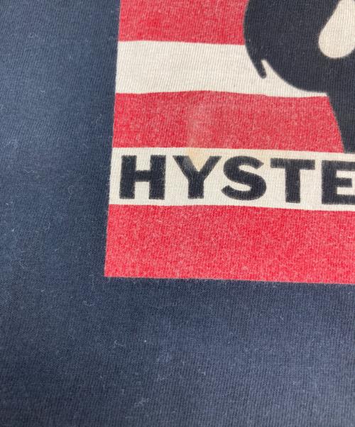 Hysteric Glamour（ヒステリックグラマー）Hysteric Glamour (ヒステリックグラマー) 星条旗ガールプリントTシャツ ブラック サイズ:Sの古着・服飾アイテム
