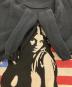 中古・古着 Hysteric Glamour (ヒステリックグラマー) 星条旗ガールプリントTシャツ ブラック サイズ:S：8000円