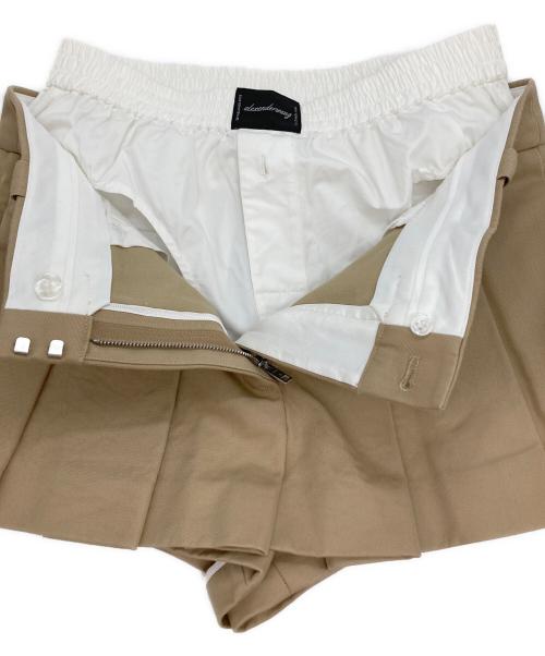 ALEXANDER WANG（アレキサンダー・ワン）ALEXANDER WANG (アレキサンダー・ワン) フェイクレイヤードスコート ベージュ サイズ:Ⅿの古着・服飾アイテム