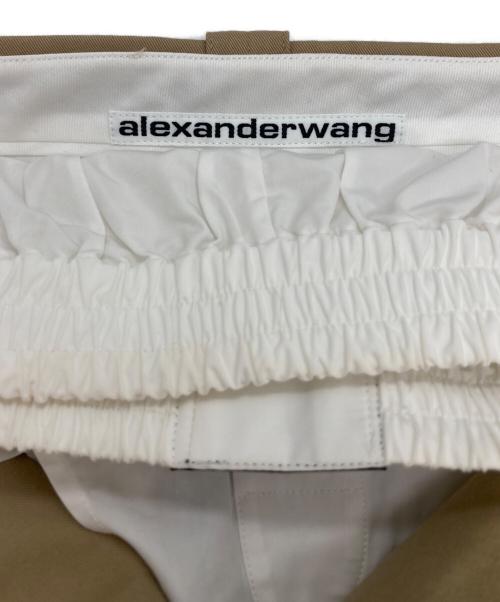 ALEXANDER WANG（アレキサンダー・ワン）ALEXANDER WANG (アレキサンダー・ワン) フェイクレイヤードスコート ベージュ サイズ:Ⅿの古着・服飾アイテム
