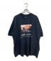 varrio mine（ヴァーリオ マイン）の古着「プリントTシャツ」｜ブラック