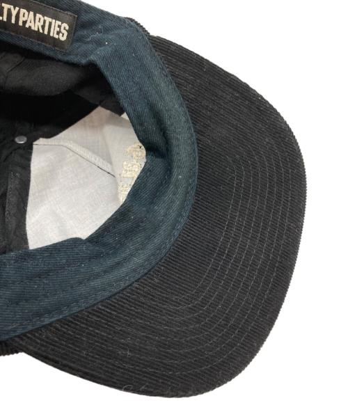 WACKO MARIA（ワコマリア）WACKO MARIA (ワコマリア) cali headwear (カリヘッドウェア) コーデュロイキャップ ブラックの古着・服飾アイテム