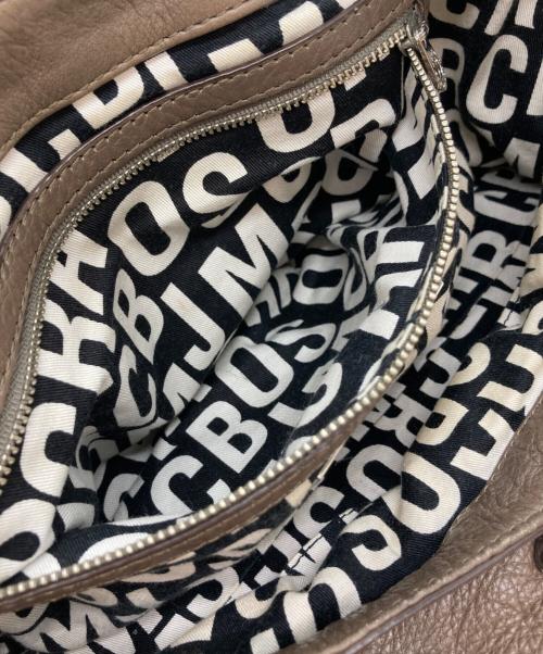 Marc by Marc Jacobs（マークバイマークジェイコブス）Marc by Marc Jacobs (マークバイマークジェイコブス) ターンロックレザーハンドバッグ ブラウンの古着・服飾アイテム