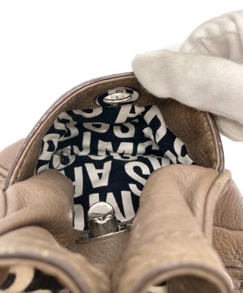 Marc by Marc Jacobs（マークバイマークジェイコブス）Marc by Marc Jacobs (マークバイマークジェイコブス) ターンロックレザーハンドバッグ ブラウンの古着・服飾アイテム