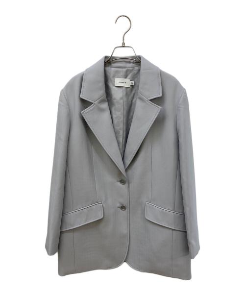 COACH（コーチ）COACH (コーチ) 裏シグネチャーリラックスブレザー ライトグレー サイズ:Sの古着・服飾アイテム