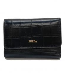 FURLA（フルラ）の古着「2つ折り財布」｜ブラック