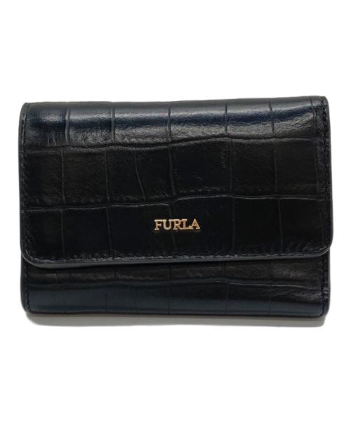 FURLA（フルラ）FURLA (フルラ) 2つ折り財布 ブラックの古着・服飾アイテム