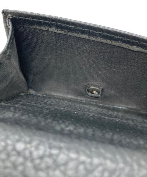 GUCCI（グッチ）GUCCI (グッチ) ダブルG3つ折り財布 ブラックの古着・服飾アイテム