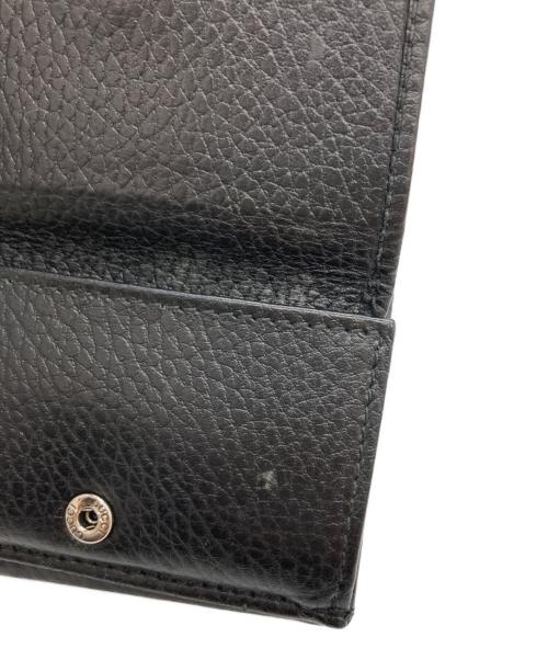 GUCCI（グッチ）GUCCI (グッチ) ダブルG3つ折り財布 ブラックの古着・服飾アイテム