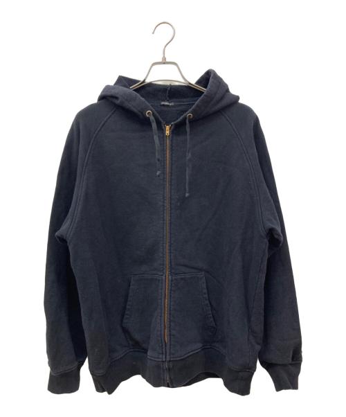 COMOLI（コモリ）COMOLI (コモリ) コットン裏毛ジップパーカー ブラック サイズ:4の古着・服飾アイテム