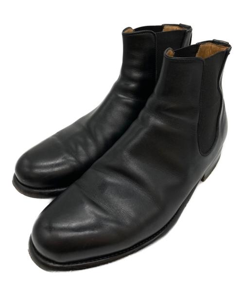 le yucca's（レ・ユッカス）Le Yucca's (レ・ユッカス) サイドゴアブーツ ブラック サイズ:42 1/2の古着・服飾アイテム