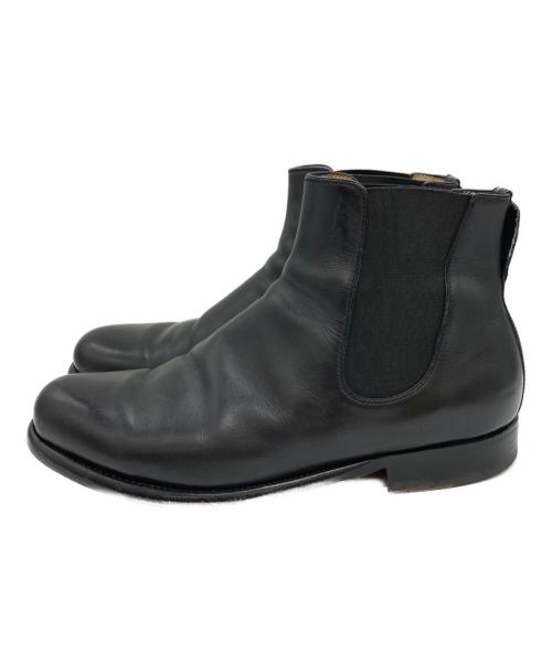 le yucca's（レ・ユッカス）Le Yucca's (レ・ユッカス) サイドゴアブーツ ブラック サイズ:42 1/2の古着・服飾アイテム