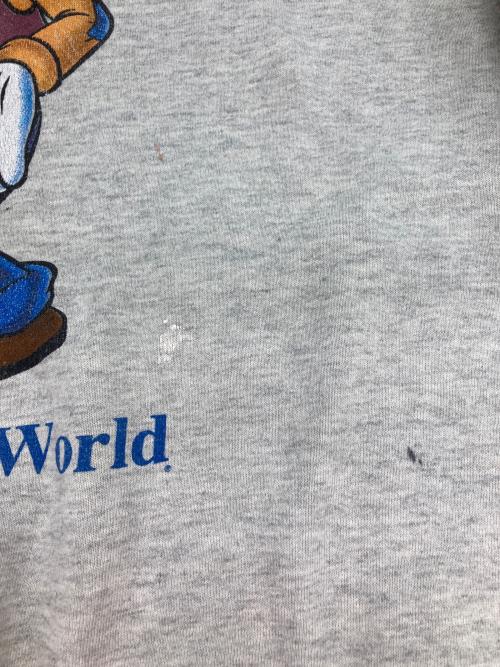 DISNEY（ディズニ―）Disney (ディズニ―) キャラクタープリントスウェット グレー サイズ:Ｌの古着・服飾アイテム