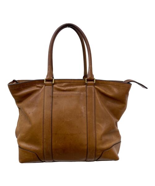 COACH（コーチ）COACH (コーチ) レザートートバッグ ブラウンの古着・服飾アイテム