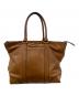 COACH (コーチ) レザートートバッグ ブラウン：10000円
