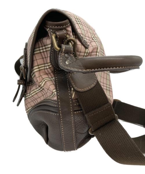 BURBERRY BLUE LABEL（バーバリー ブルー レーベル）BURBERRY BLUE LABEL (バーバリー ブルー レーベル) 2WAYショルダーバッグ ピンクの古着・服飾アイテム