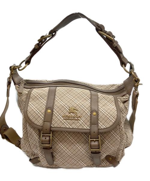 BURBERRY BLUE LABEL（バーバリー ブルー レーベル）BURBERRY BLUE LABEL (バーバリー ブルー レーベル) 2WAYショルダーバッグ ベージュの古着・服飾アイテム