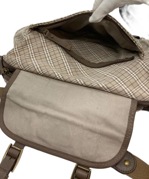 BURBERRY BLUE LABEL（バーバリー ブルー レーベル）BURBERRY BLUE LABEL (バーバリー ブルー レーベル) 2WAYショルダーバッグ ベージュの古着・服飾アイテム