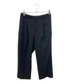 GOLDWINゴールドウイン）の古着「One Tuck Straight Pants」｜ブラック