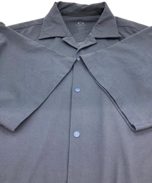 OAKLEY（オークリー）OAKLEY (オークリー) オープンカラーシャツ ネイビー サイズ:Ⅼの古着・服飾アイテム