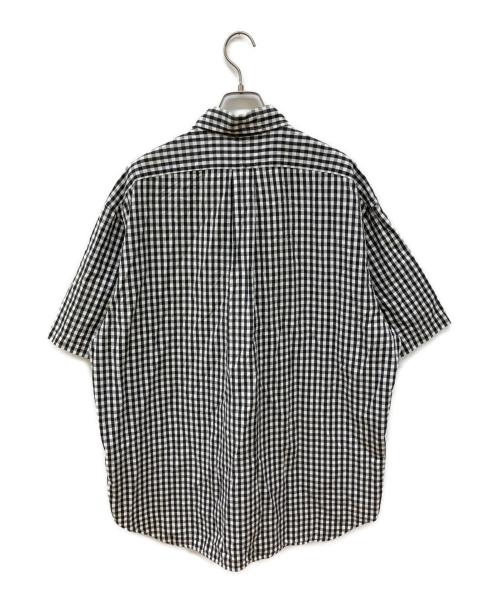 POLO RALPH LAUREN（ポロ・ラルフローレン）POLO RALPH LAUREN (ポロ・ラルフローレン) 半袖シャツ ホワイト×ブラック サイズ:XLの古着・服飾アイテム