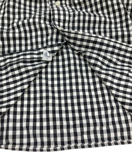 POLO RALPH LAUREN（ポロ・ラルフローレン）POLO RALPH LAUREN (ポロ・ラルフローレン) 半袖シャツ ホワイト×ブラック サイズ:XLの古着・服飾アイテム