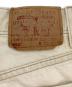 中古・古着 LEVI'S (リーバイス) カラーデニムパンツ アイボリー サイズ:81cm(W32)：5000円