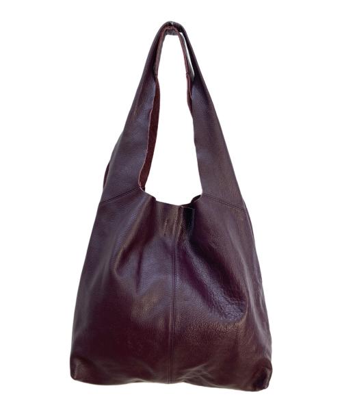 notre favori（ノートルファボリ）notre favori (ノートルファボリ) レザートートバッグ パープル サイズ:-の古着・服飾アイテム